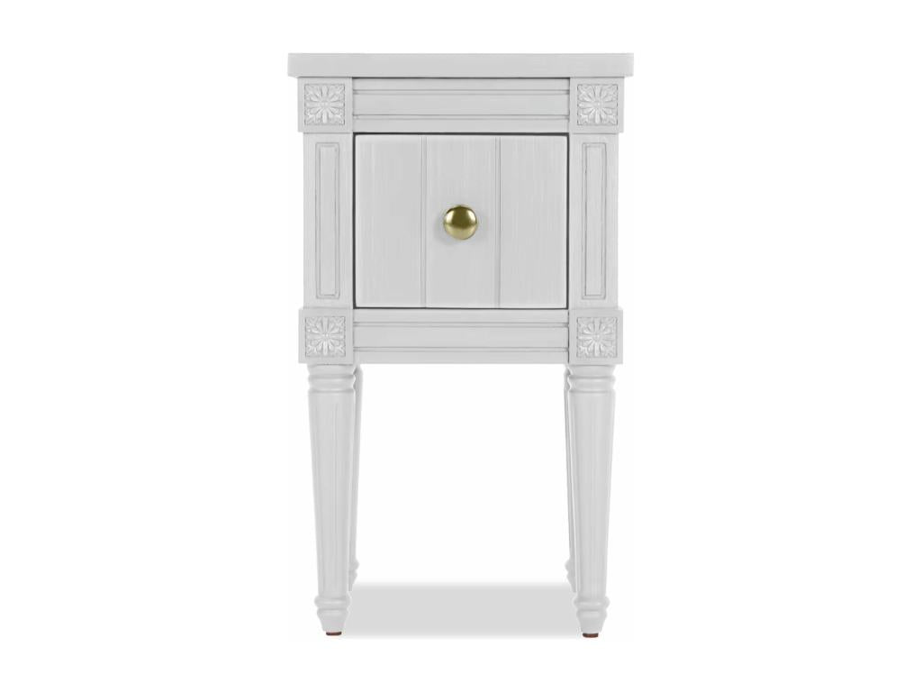 Set of 2 Doucezen Bedside Tables 58cm White