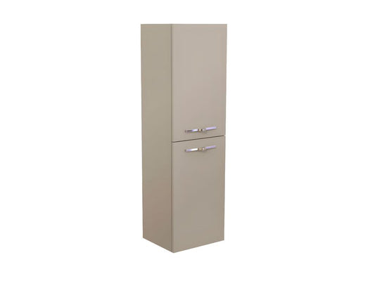 Doucezen wall-hung bathroom vanity unit with 2 drawers, 60 cm, and column mirror - Doucezen