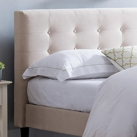 Agnew Queen-size Upholstered Platform Bed by Christopher Knight Home