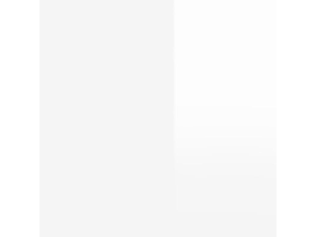 High-gloss white shoe cabinet, 102x36x60 cm, engineered wood