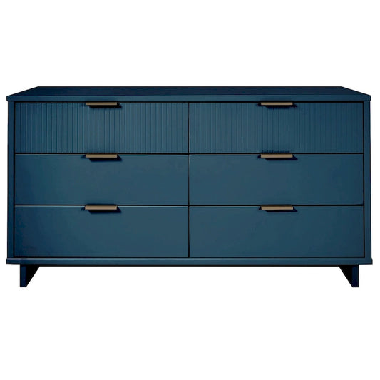 Manhattan Comfort Granville 55.07 Modern Double Wide 6 Drawer Dresser