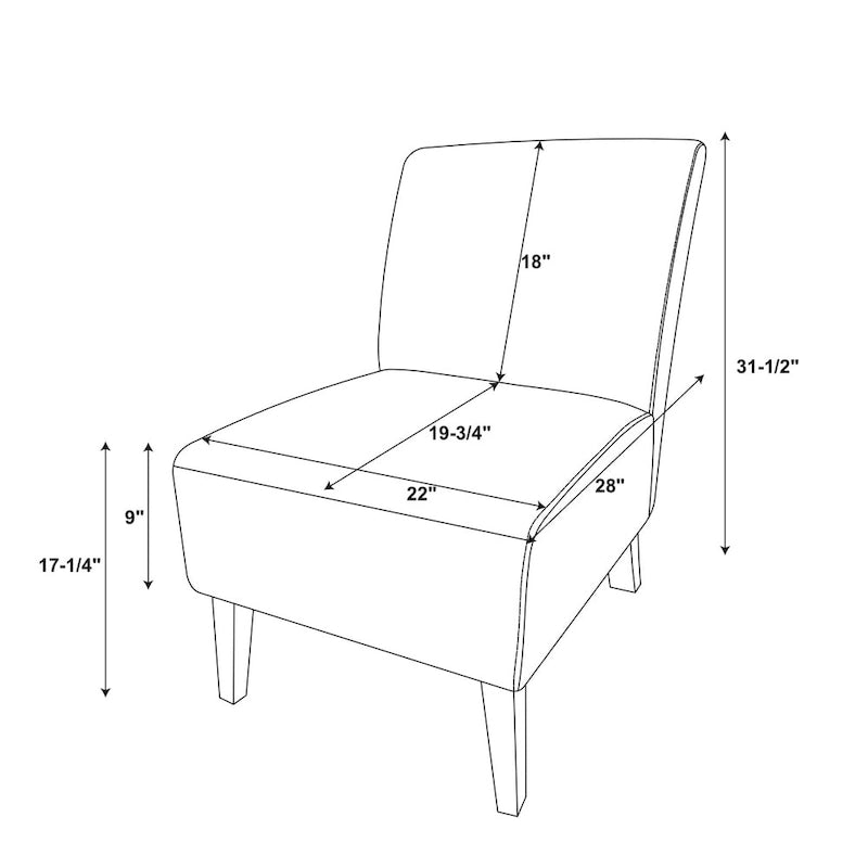 Porch & Den Bonner Written Text Print Accent Chair