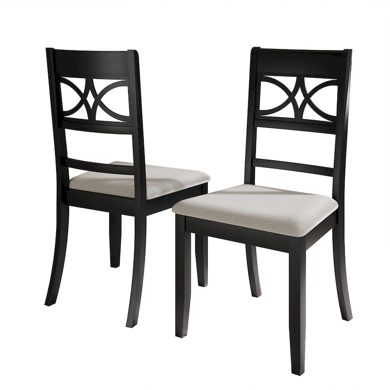 CraftPorch Mid-Century Modern Wooden Dining Chairs (Set of 2) - N/A