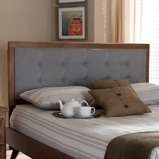 Carson Carrington Ulvik Fabric Mid-century Headboard