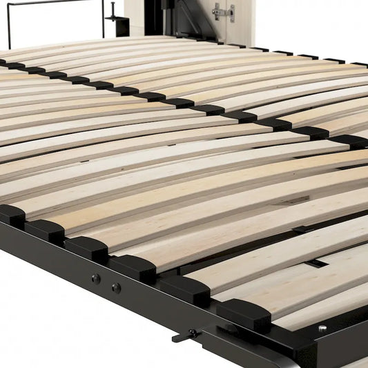 Bestar Lumina 68W Queen Murphy Bed with Desk for Guest Room