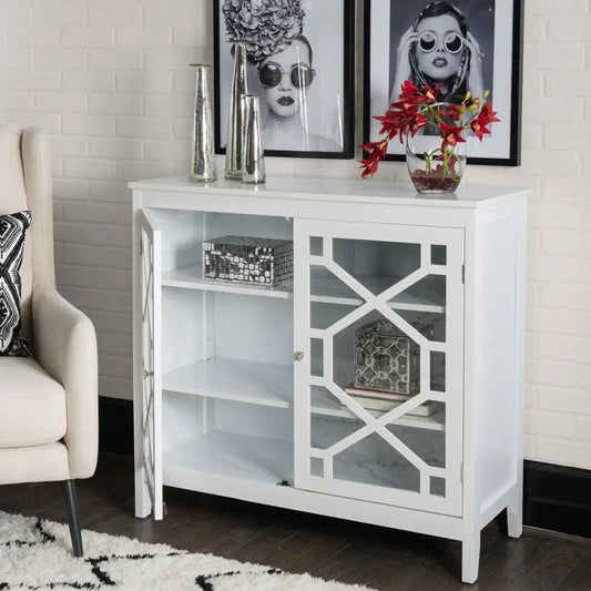 Fetti White Large Cabinet