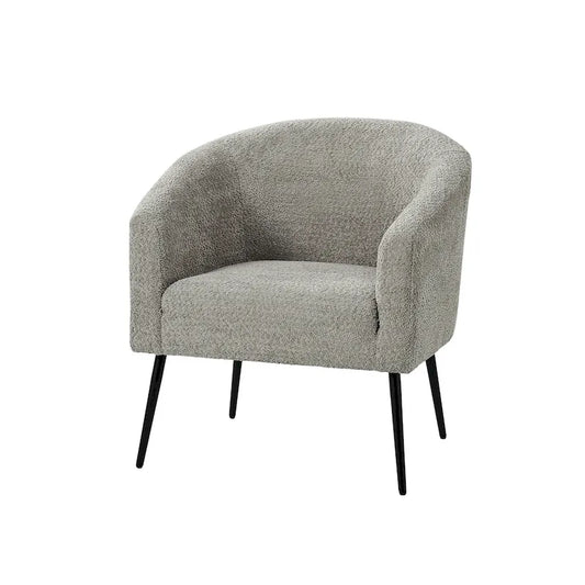 Hal Modern Boucle Armchair with Metal Legs by HULALA HOME