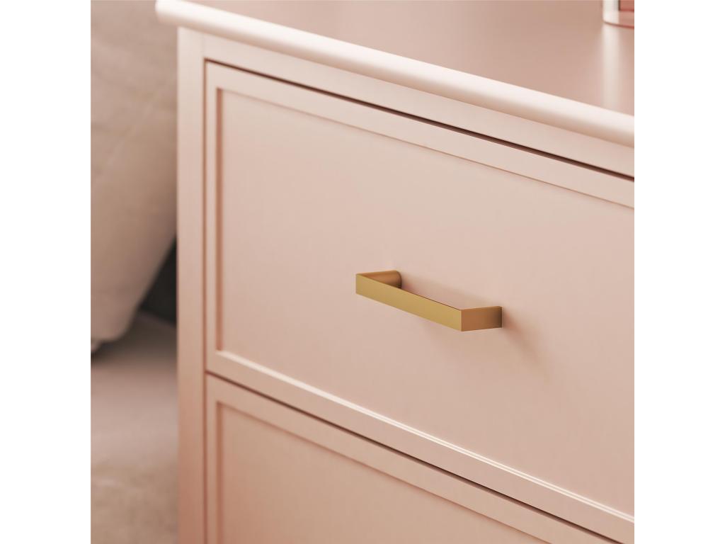 Westerleigh - Pink MDF 6-drawer chest