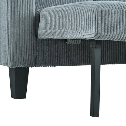 Christopher Knight Home - Reversible Fabric Sleeper L-Shaped Sectional Sofa with Storage Chaise, USB Ports & Cup Holders