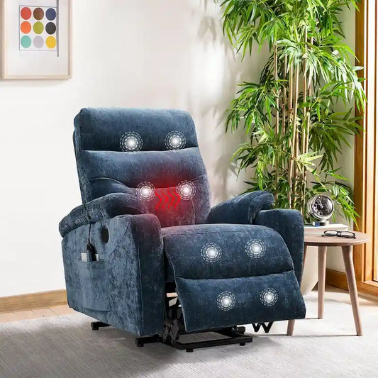 Christopher Knight Home - Liyasi Electric Power Lift Recliner with Massage, Heat, and Convenient Features