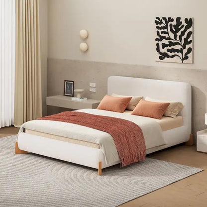 Christopher Knight Home Full/Queen/King Size Boucle Upholstered Platform Bed