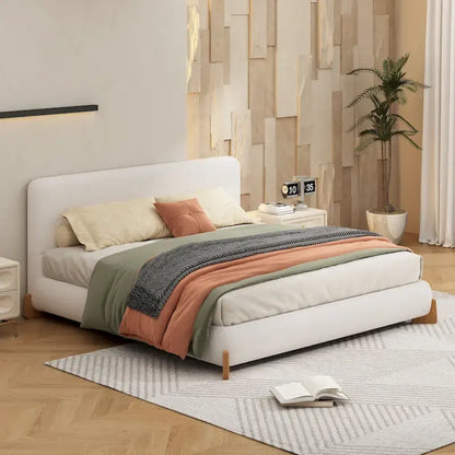 Christopher Knight Home Full/Queen/King Size Boucle Upholstered Platform Bed
