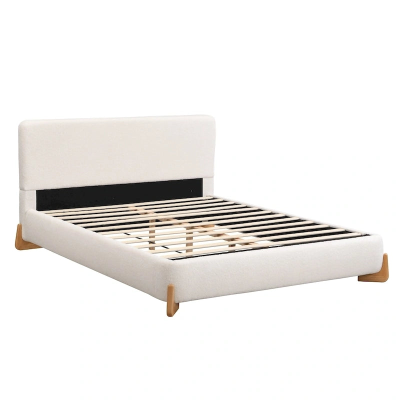 Christopher Knight Home Full/Queen/King Size Boucle Upholstered Platform Bed