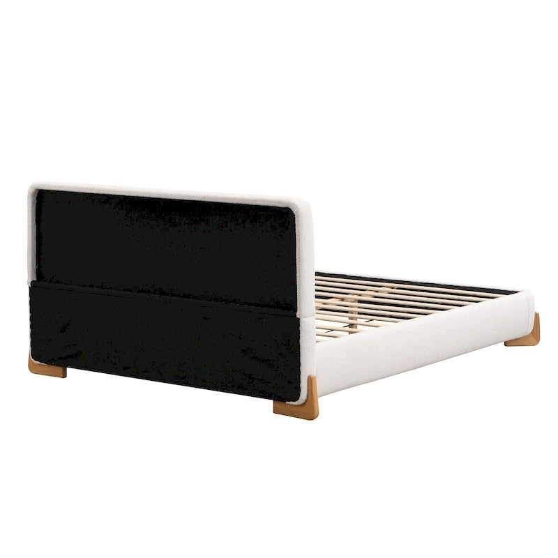 Christopher Knight Home Full/Queen/King Size Boucle Upholstered Platform Bed
