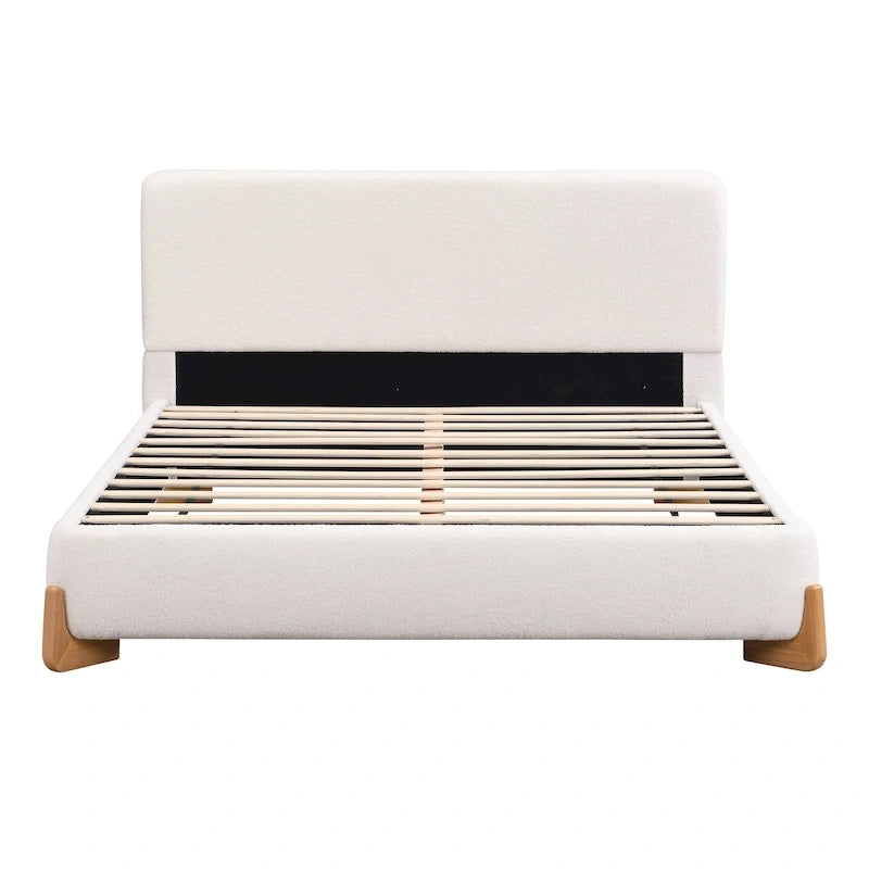 Christopher Knight Home Full/Queen/King Size Boucle Upholstered Platform Bed