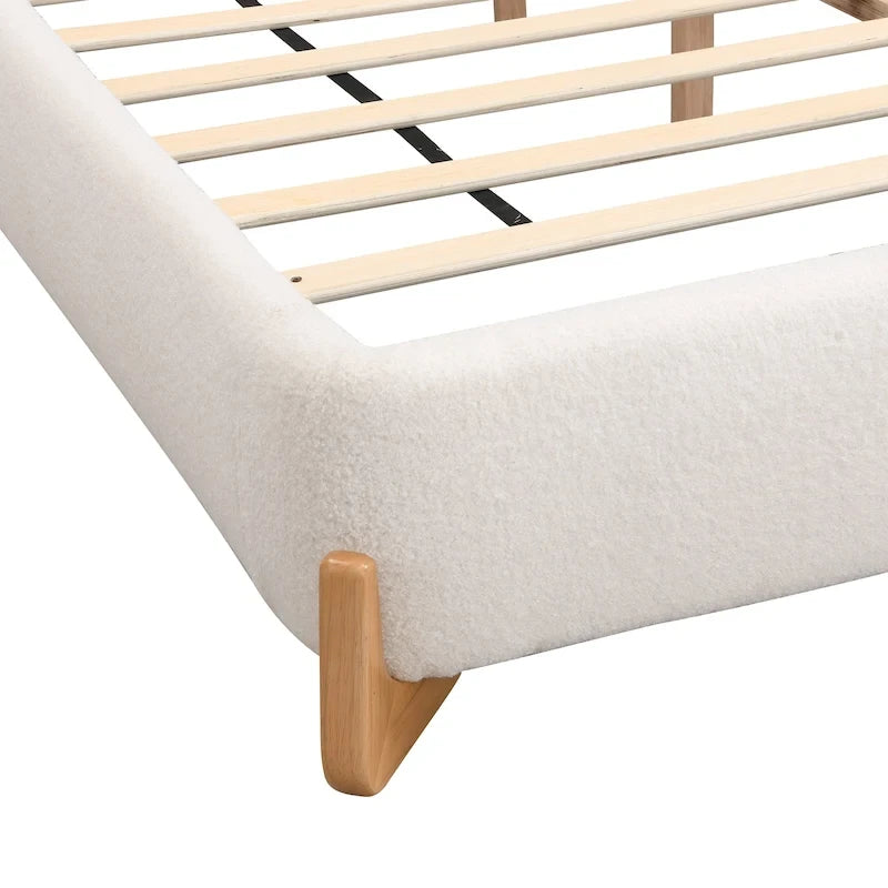 Christopher Knight Home Full/Queen/King Size Boucle Upholstered Platform Bed