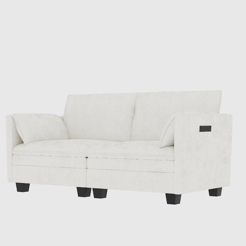 Christopher Knight Home - Sophia Mid-Century Modern Loveseat Sofa