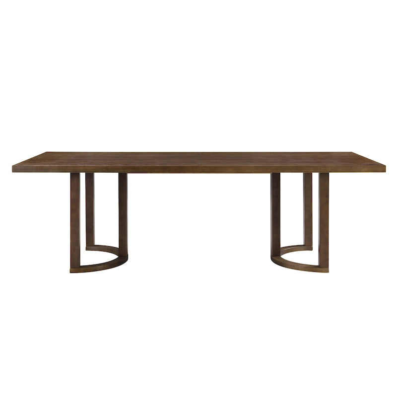 Kenneth Modern 95-Inch Dining Table with U-Shaped Trestle Base by Christopher Knight Home