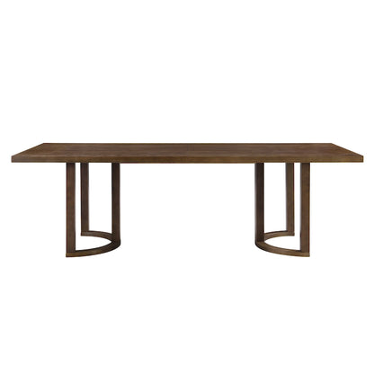 Kenneth Modern 95-Inch Dining Table with U-Shaped Trestle Base by Christopher Knight Home