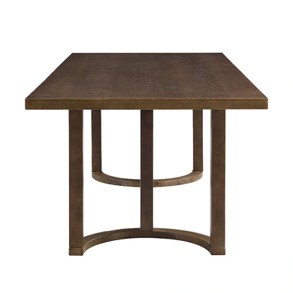Kenneth Modern 95-Inch Dining Table with U-Shaped Trestle Base by Christopher Knight Home