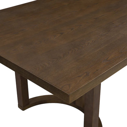 Kenneth Modern 95-Inch Dining Table with U-Shaped Trestle Base by Christopher Knight Home