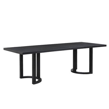 Kenneth Modern 95-Inch Dining Table with U-Shaped Trestle Base by Christopher Knight Home