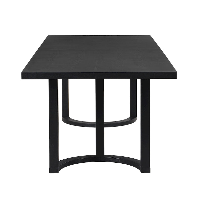 Kenneth Modern 95-Inch Dining Table with U-Shaped Trestle Base by Christopher Knight Home