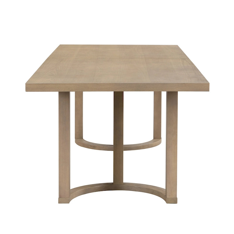 Kenneth Modern 95-Inch Dining Table with U-Shaped Trestle Base by Christopher Knight Home