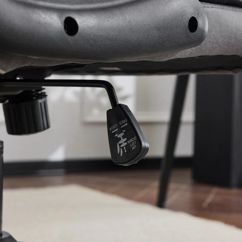 28W Mid-Back Swivel Office Chair Task Chair With Adjustable Arms - N/A