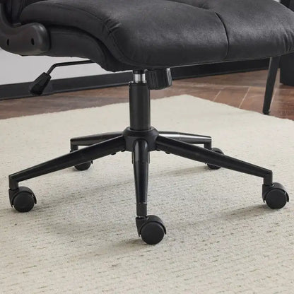 28W Mid-Back Swivel Office Chair Task Chair With Adjustable Arms - N/A