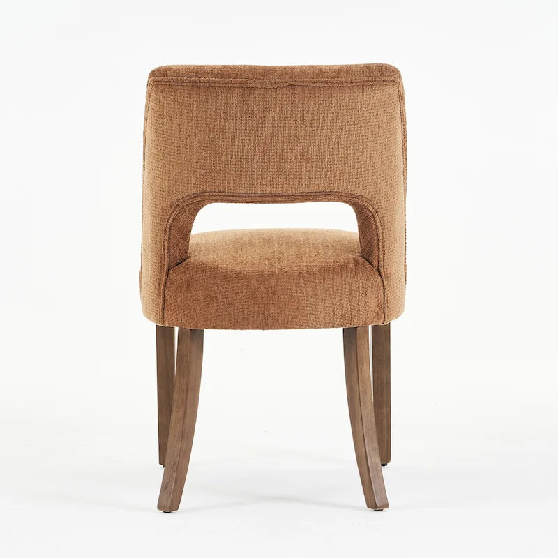 Upholstered Back Side Dining Chair Set of 2