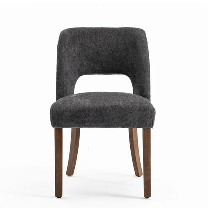 Upholstered Back Side Dining Chair Set of 2