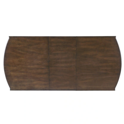 60-78 Extendable Dining Table, Farmhouse Wooden Kitchen Table with Removable Leaf, Large Expanding Table for 4-8