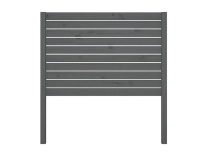 Grey Headboard 81x4x100 cm Solid Pine Wood