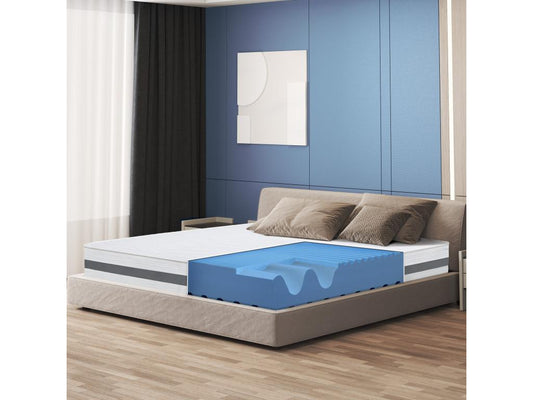 Single XL mattress 135x190 with orthopedic memory foam - Height 20 cm - Made in Italy