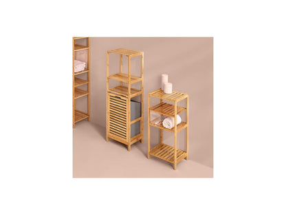 Homzora 3-Compartment Shelf 77cm Natural