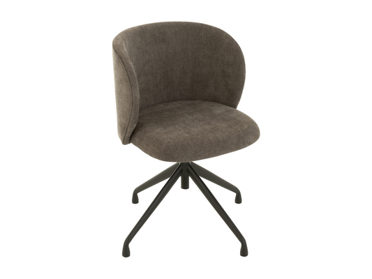 Doucezen Swivel Chair, 56cm, Dark Grey