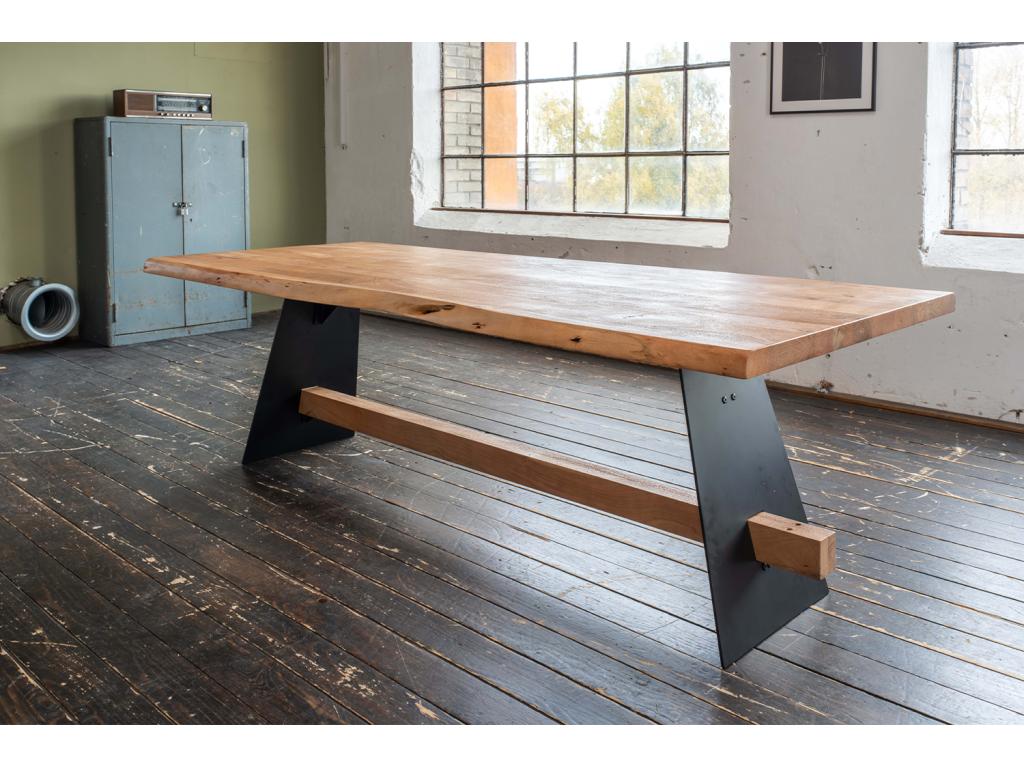 Table - brown Wood - 260x100 cm - Homzora