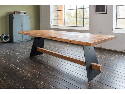 Table - brown Wood - 260x100 cm - Homzora