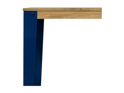 Homzora Standing Table 80x140x110cm Aged Blue - Homzora Furniture