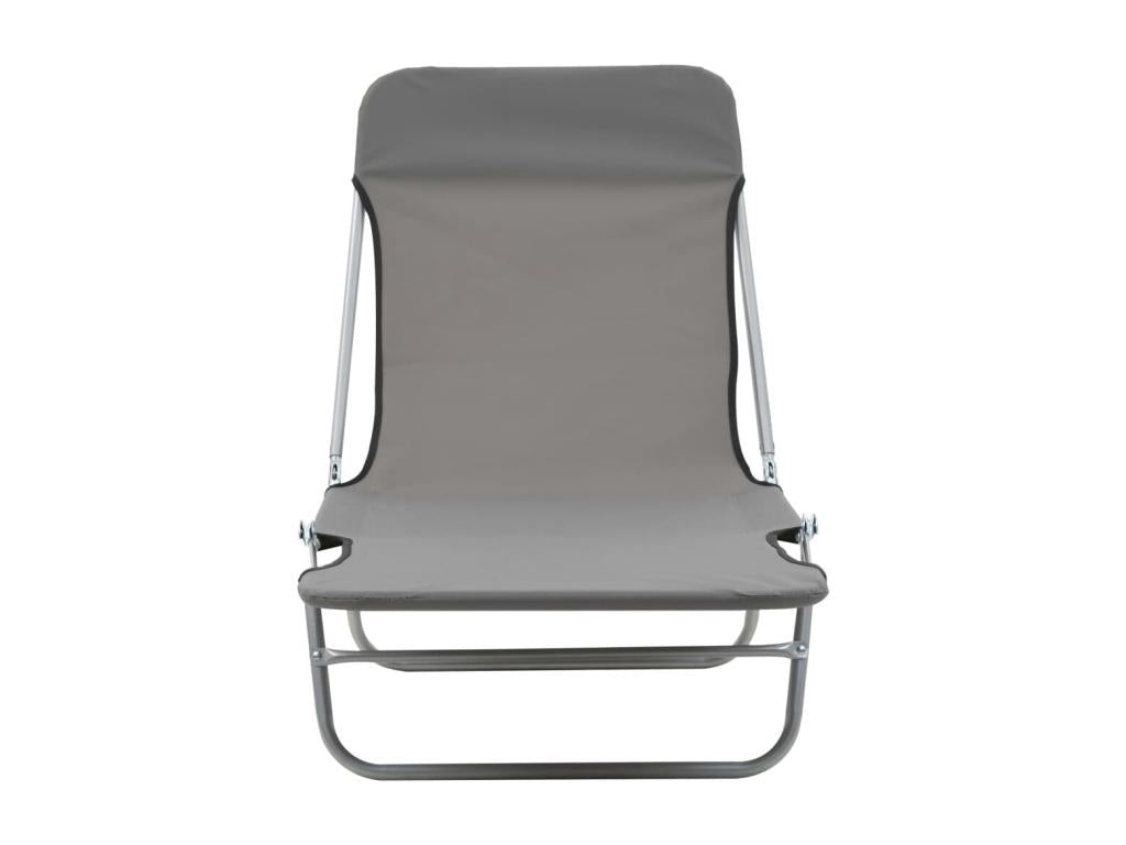 Grey sun loungers 182 cm 182x56x24.5 cm 02 0011934