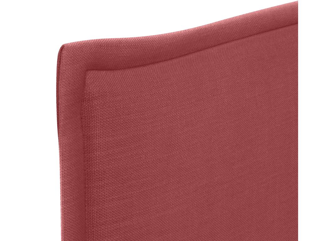 Homzora Smooth Natural Linen Headboard with Padding 105x50cm Beds 105 - Red