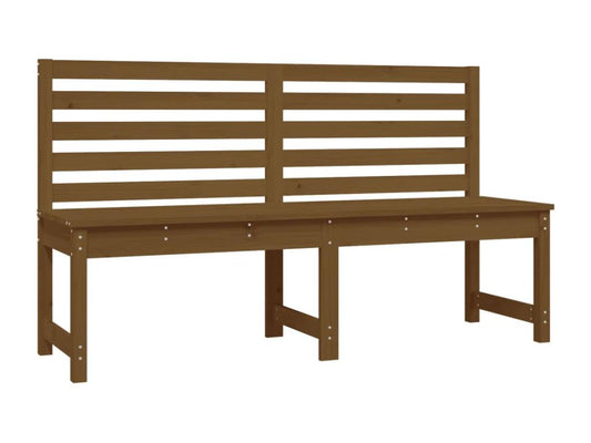 Garden bench, brown wood furniture, 157.5x48x91.5 cm, 02 0011744
