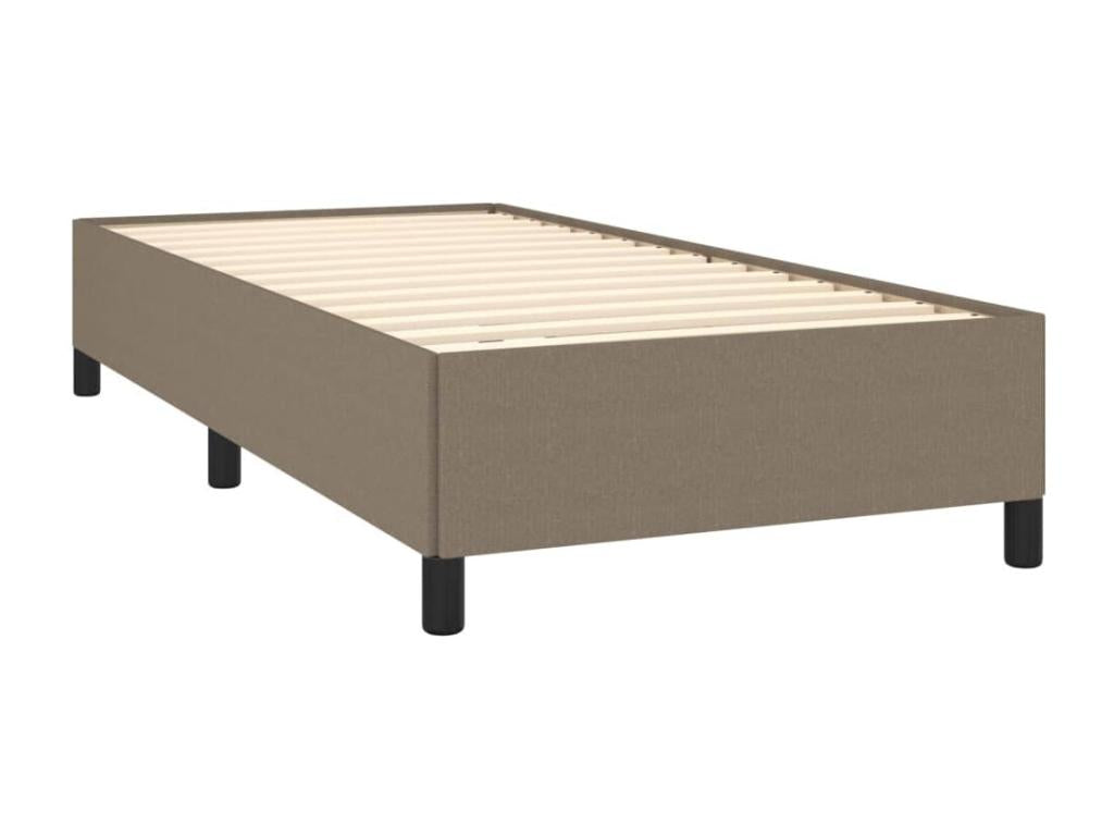 Upholstered bed base with Doucezen 90x200 cm mattress, fabric