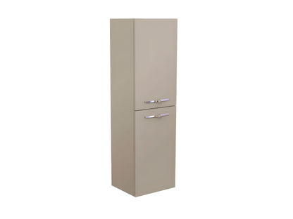 Doucezen wall-hung bathroom vanity unit with 2 drawers, 60 cm, and column mirror - Doucezen