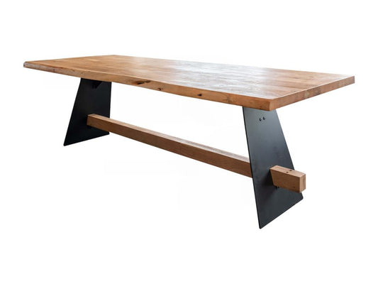 Table - brown Wood - 260x100 cm - Homzora