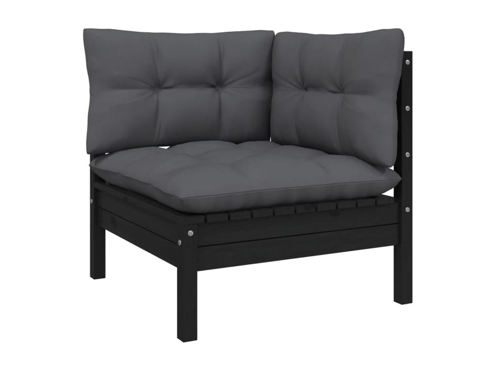 Brown wooden garden furniture set, 63.5x63.5x62.5 cm, 02 0015115