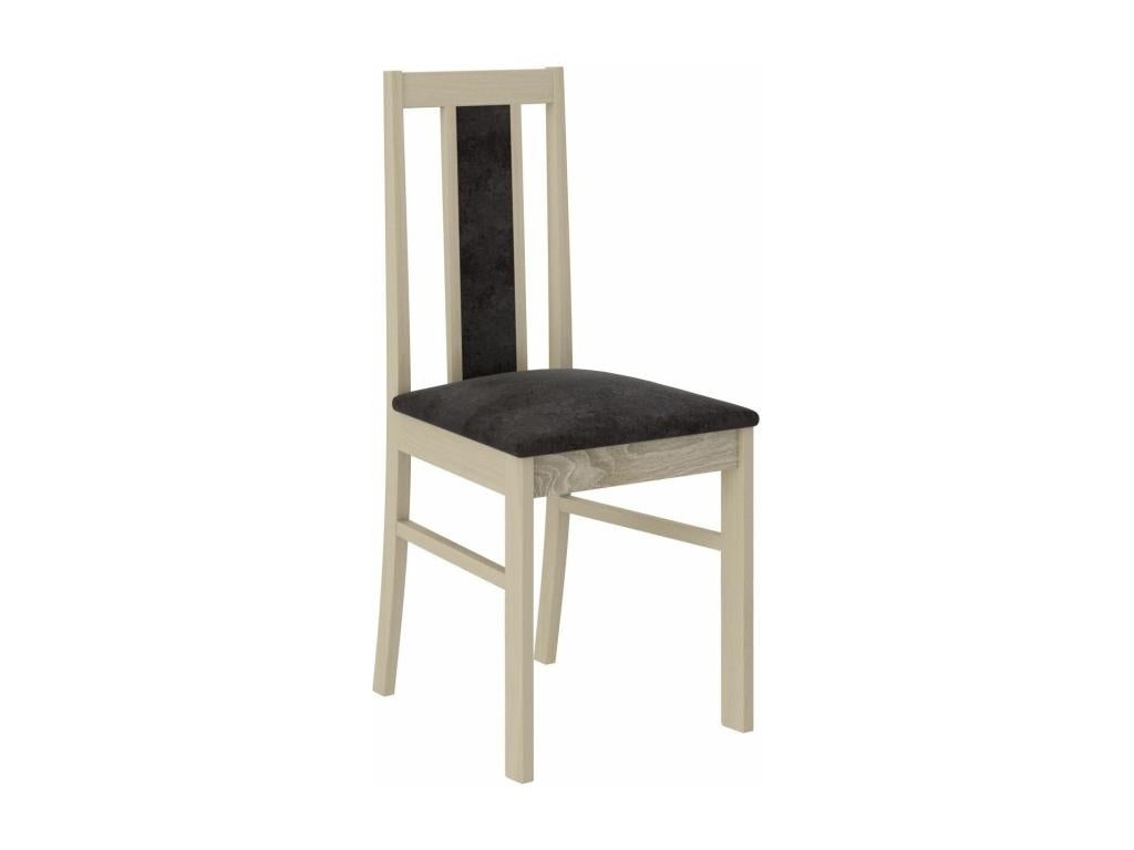 Light wood chair by Homzora and Homzora-Tissu 27110 fabric