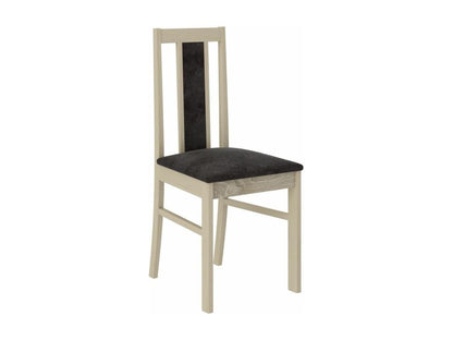 Light wood chair by Homzora and Homzora-Tissu 27110 fabric