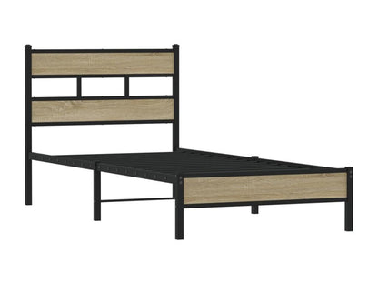 Homzora oak bed frame (without mattress) 100x200 cm